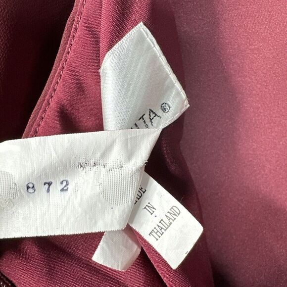 SORELLA VITA Bridesmaid Dress Burgundy Sz 20 Prom Chiffon Lined Full Length - Picture 12 of 16